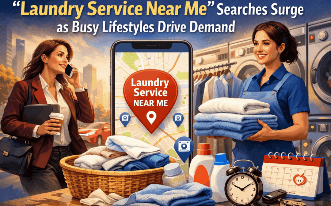 “Laundry Service Near Me” Searches Surge as Busy Lifestyles Drive Demand