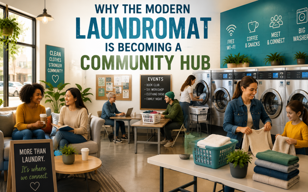 Why the Modern Laundromat Is Becoming a Community Hub