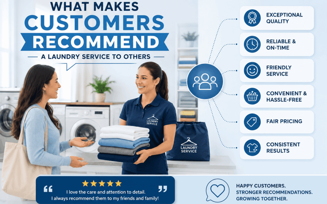 What Makes Customers Recommend a Laundry Service to Others
