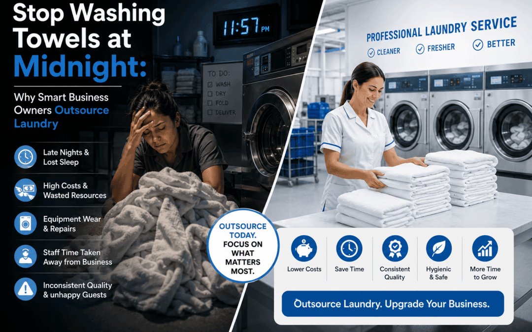 Outsource laundry, save time and stress