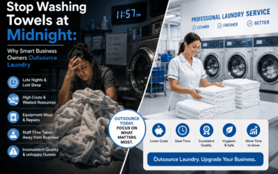 Stop Washing Towels at Midnight: Why Smart Business Owners Outsource Laundry