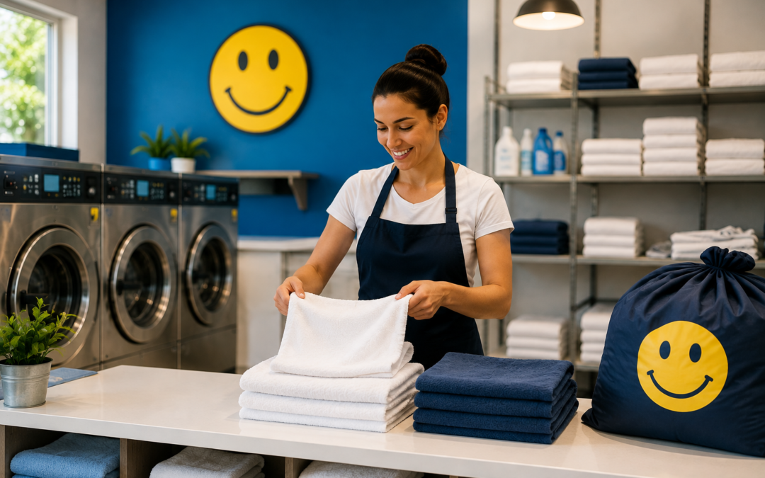 Cheerful Towel Folding Service