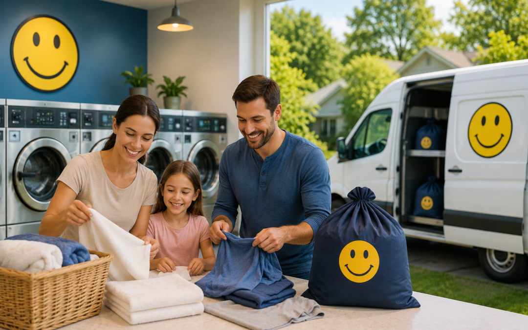 Happy Family Laundry Day