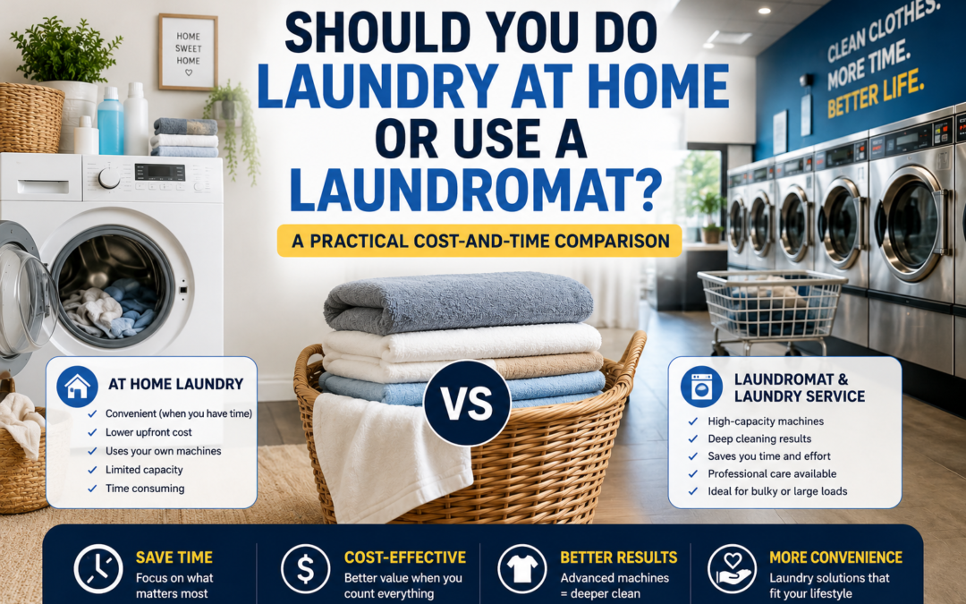 Laundry at Home vs. Laundromat: Cost & Time Comparison