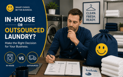 The Business Owner’s Guide to Choosing Between In-House and Outsourced Laundry